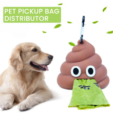 Load image into Gallery viewer, Pet Poop Bag Cute Shit-shaped Dog Cat Waste Bags Portable Dog Poop Dispenser Holder Pets Cleaning Products For Outdoor #15

